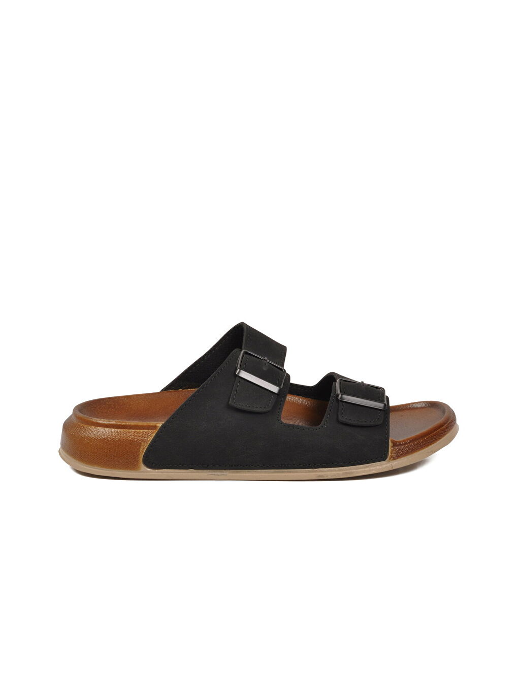 Siyah Yumuşak Taban Hafif Anatomik Erkek Terlik 305-2002 M