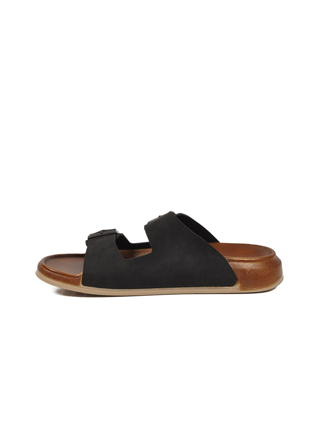 Siyah Yumuşak Taban Hafif Anatomik Erkek Terlik 305-2002 M-1