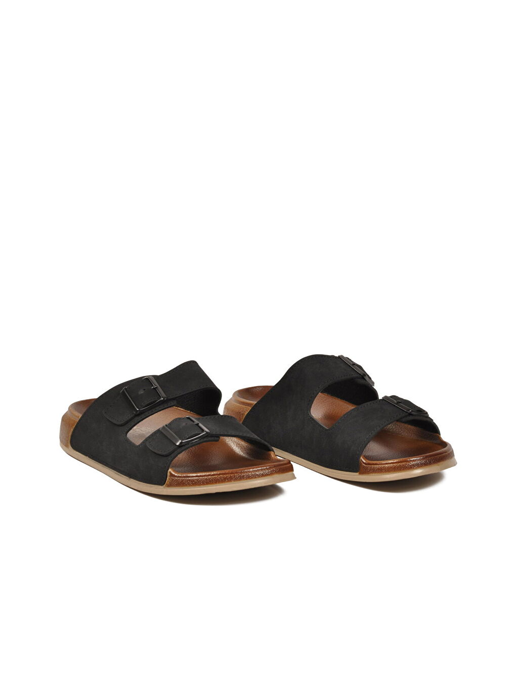 Siyah Yumuşak Taban Hafif Anatomik Erkek Terlik 305-2002 M-2