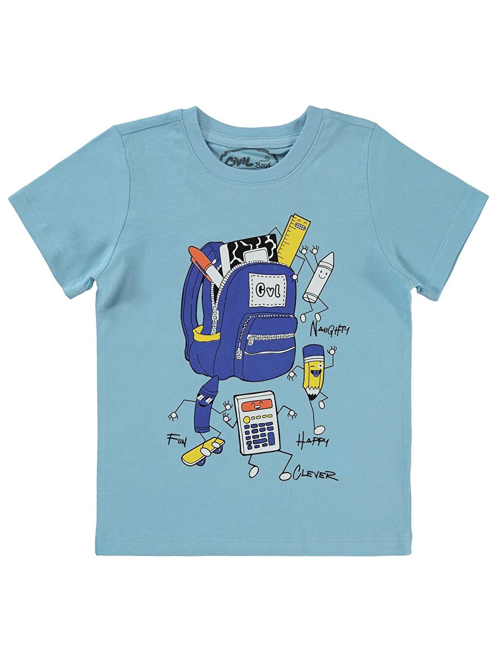 Boys Erkek Çocuk Tişört 2-5 Yaş Mavi