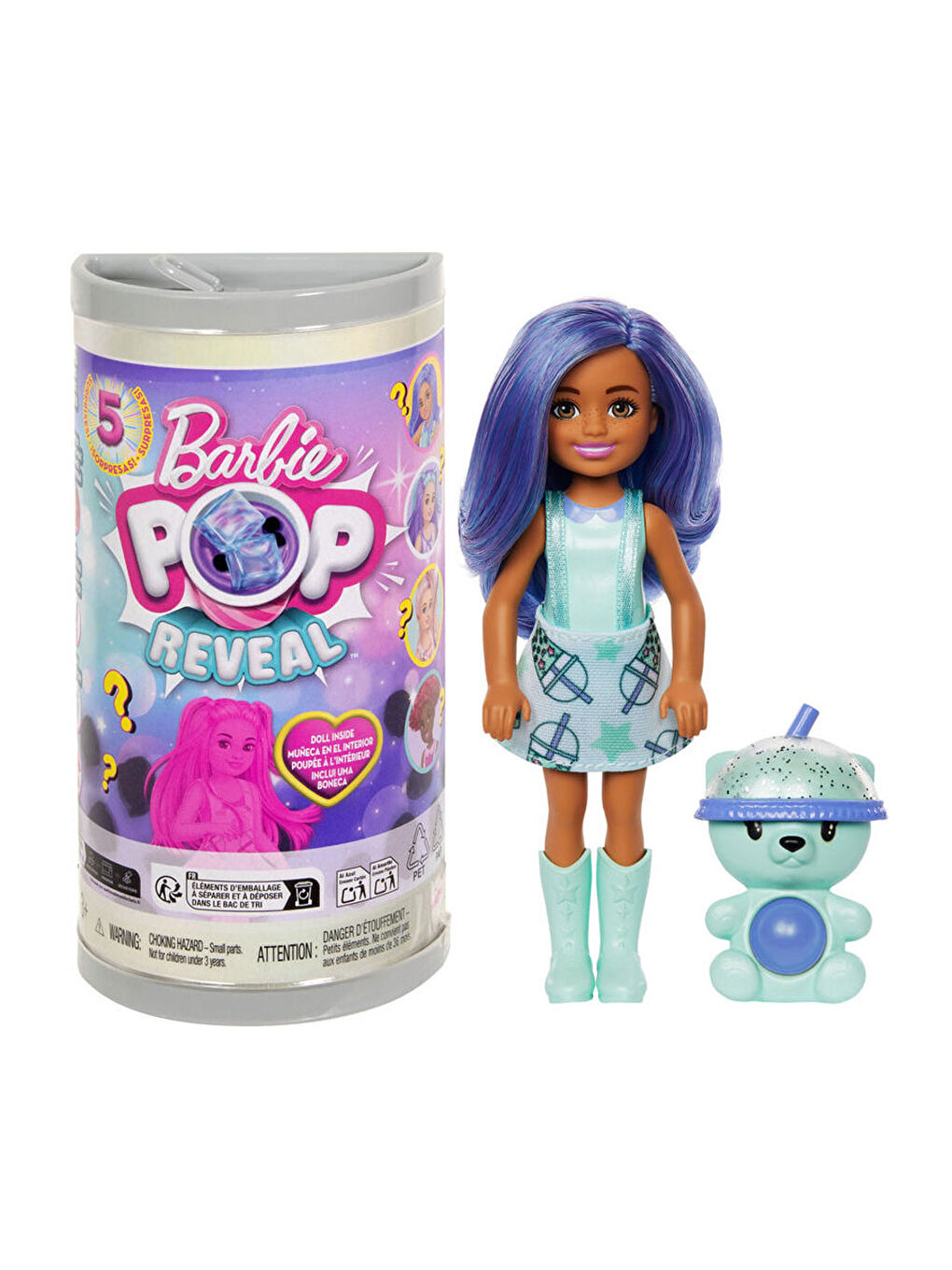 BARBIE Chelsea POP Reveal Boba Çayı Serisi HRK63 - 3