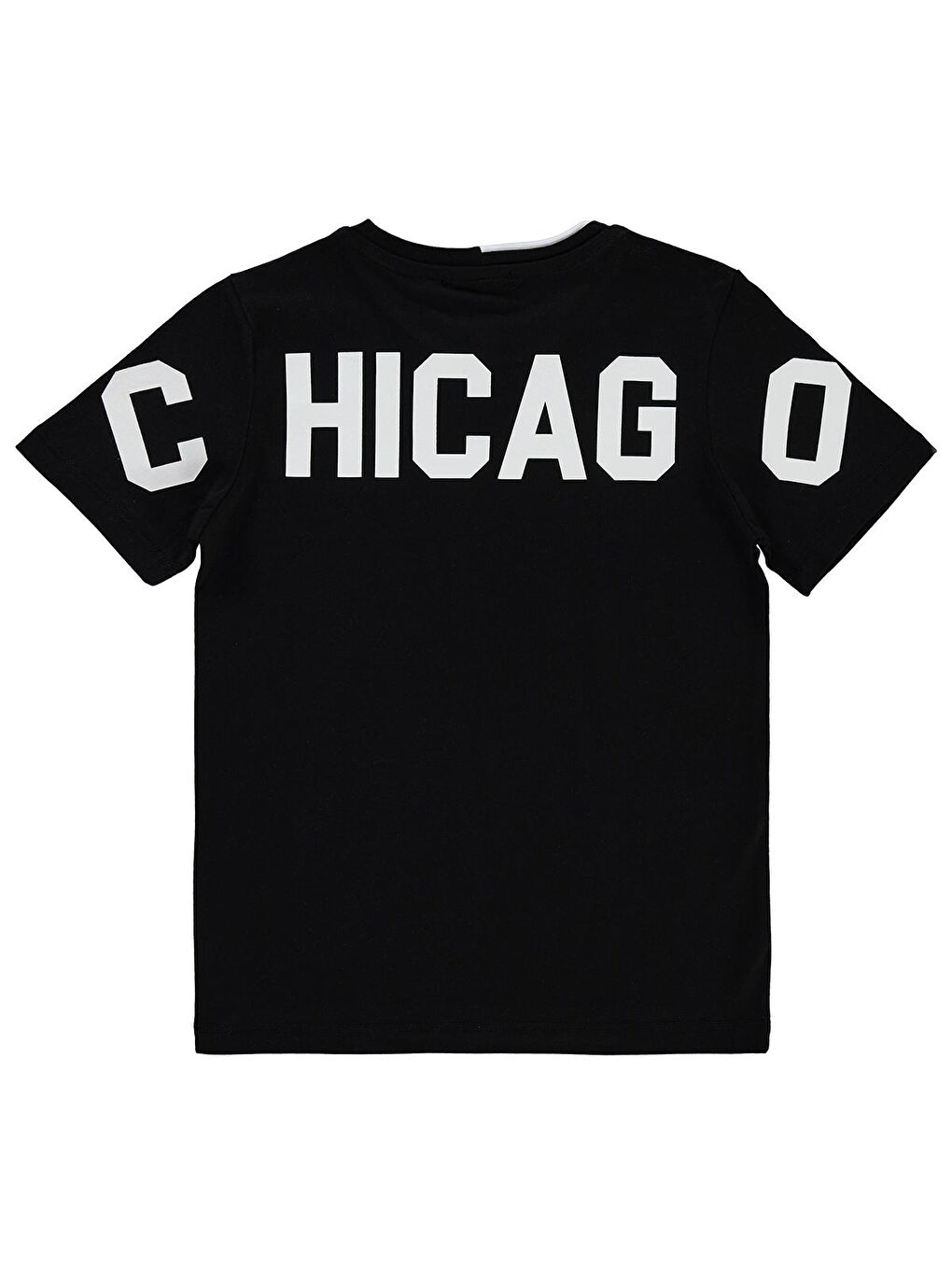 Boys Erkek Çocuk Tişört 10-13 Yaş Siyah-1