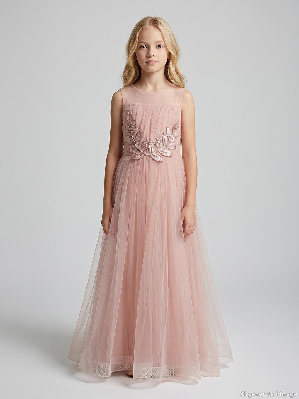 Girls 6-14 Yaş Abiye - Pembe