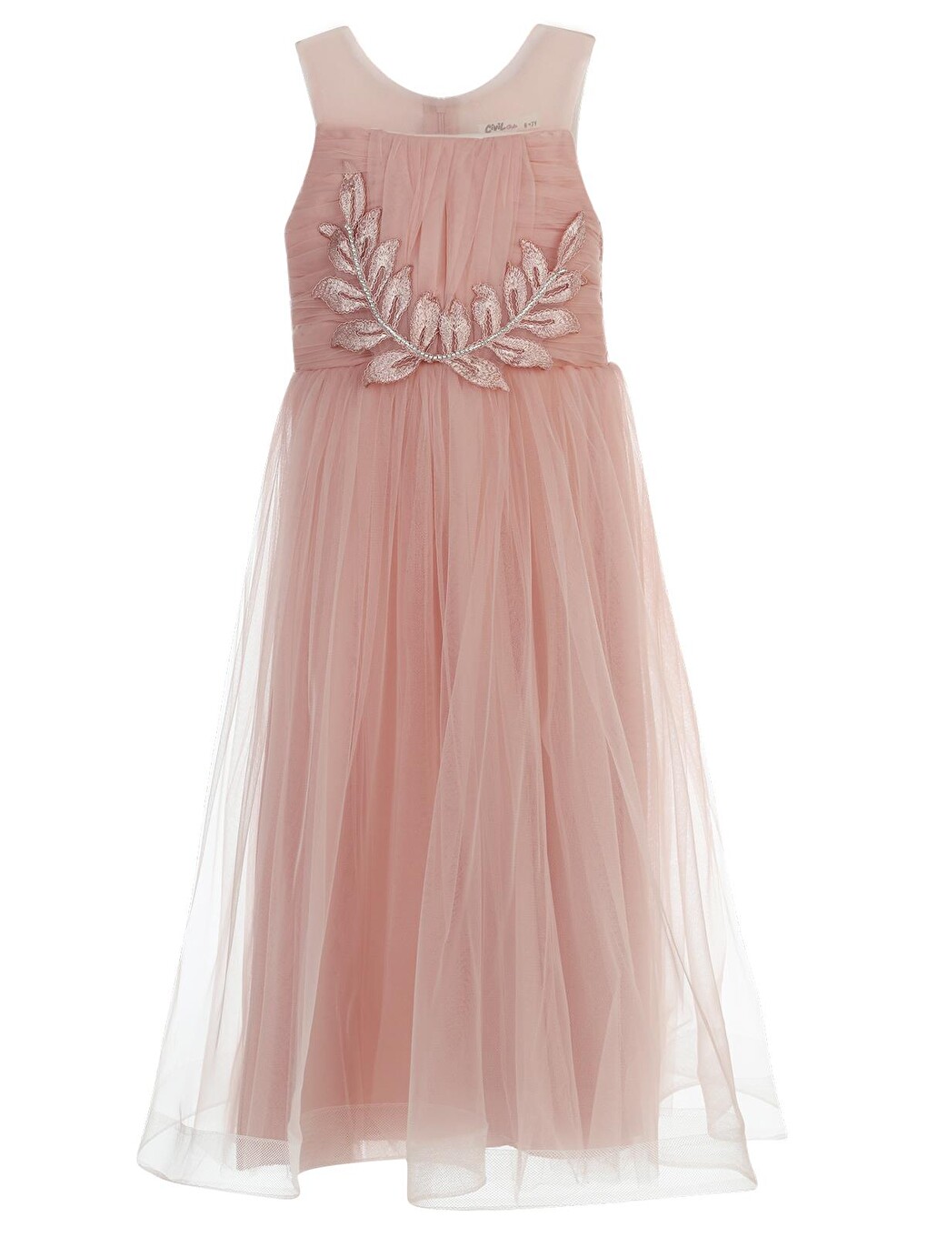 Girls 6-14 Yaş Abiye - Pembe-1