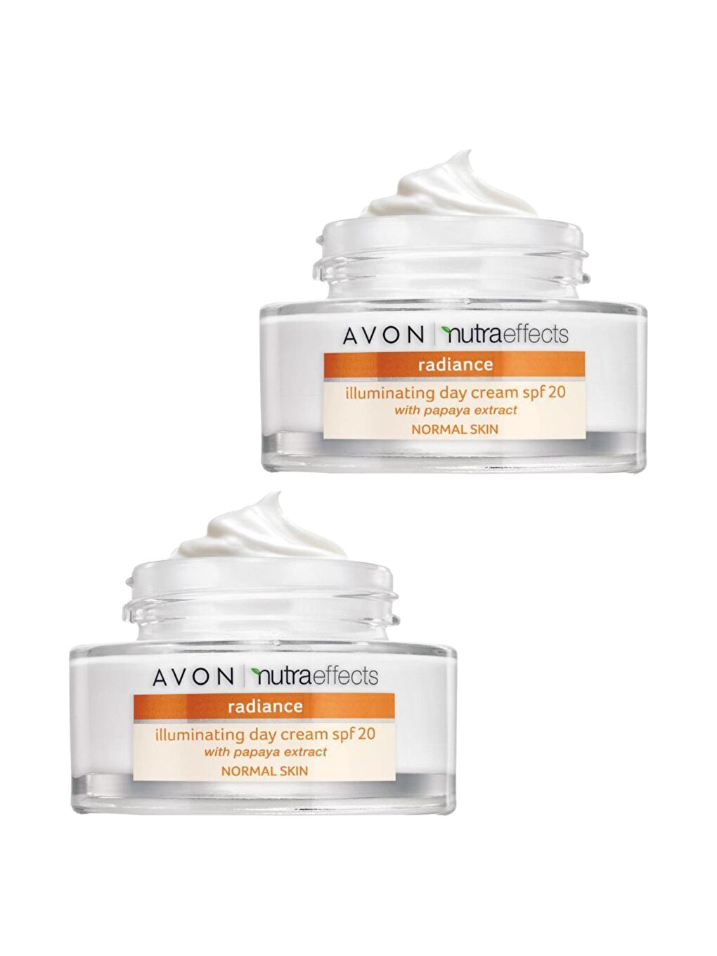 AVON Renksiz Nutra Effects Radiance Nemlendirici Krem Spf20 50 Ml. İkili Set