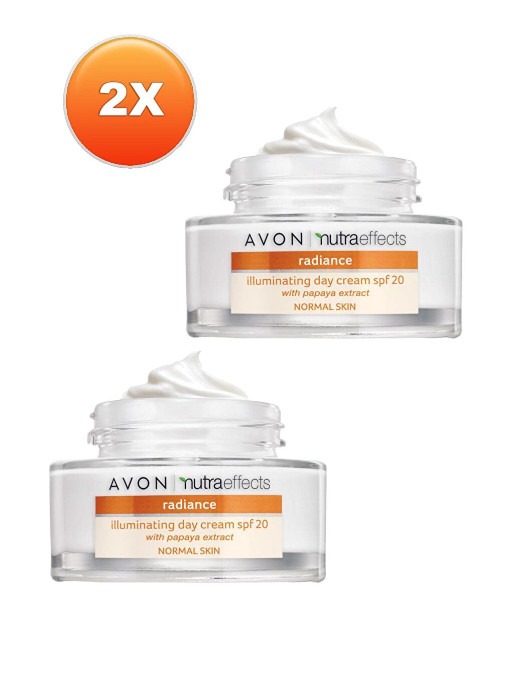 AVON Renksiz Nutra Effects Radiance Nemlendirici Krem Spf20 50 Ml. İkili Set - 1