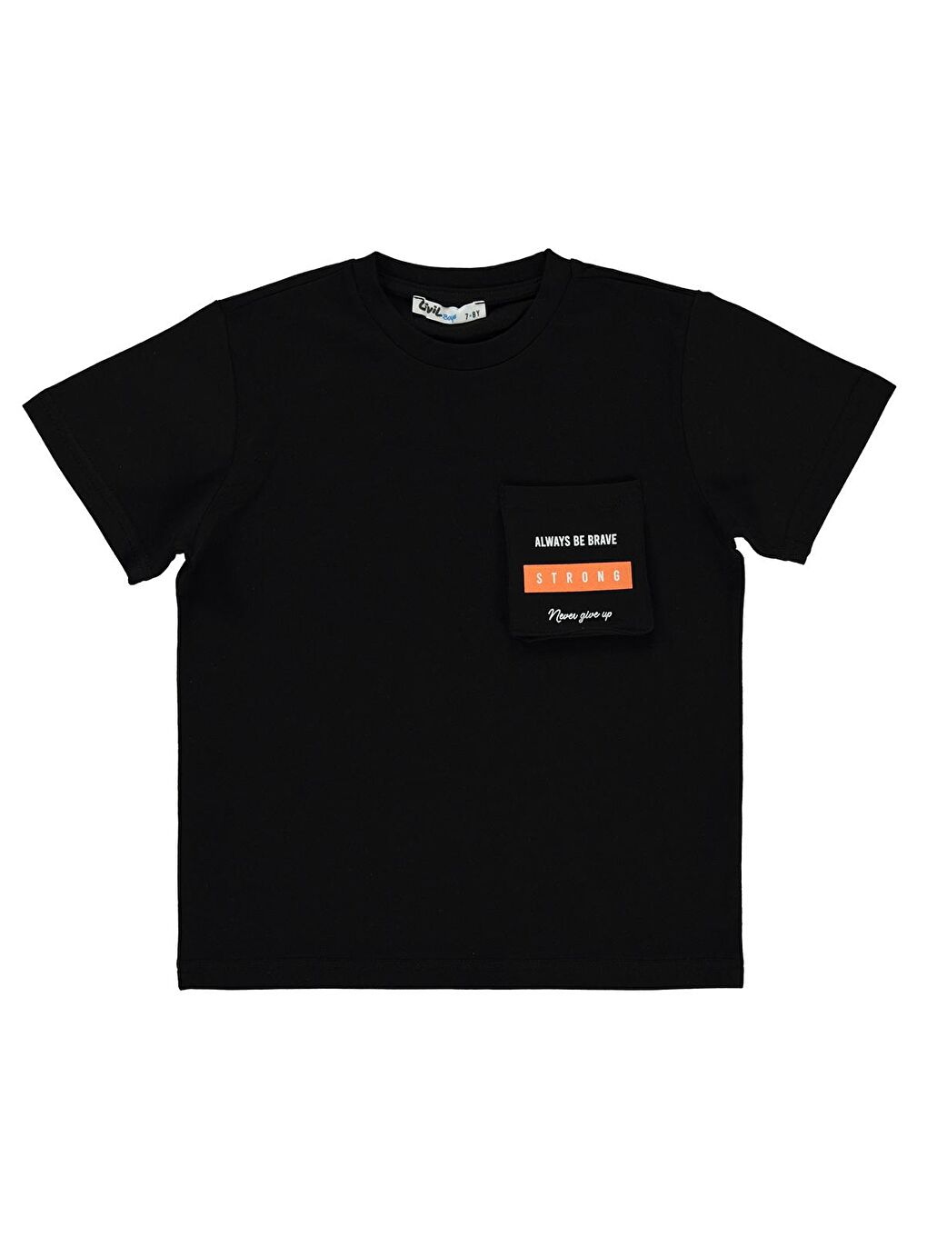 Boys Erkek Çocuk Tişört 10-13 Yaş Siyah