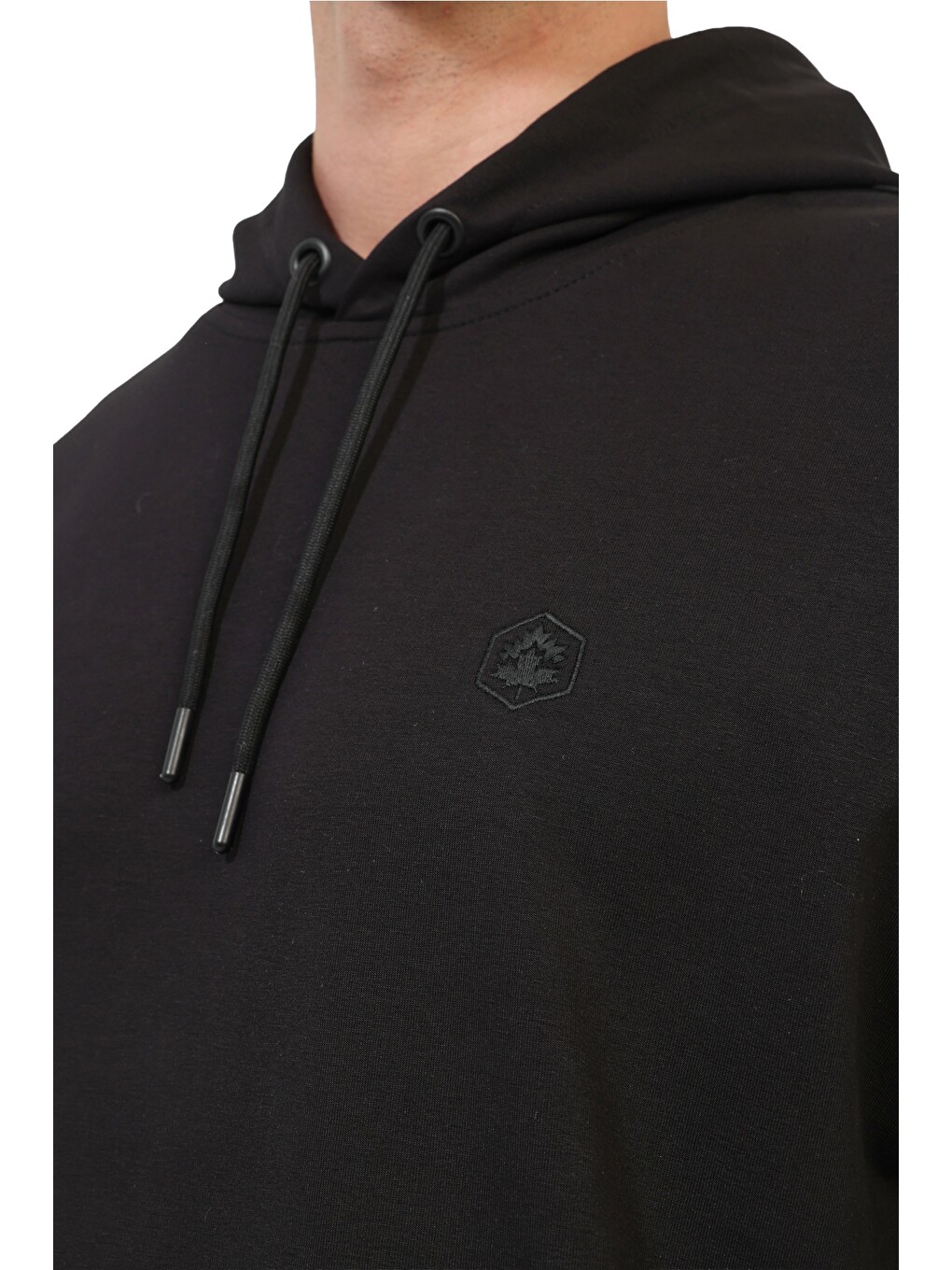 Sweatshirt Erkek Siyah Mb Sn73 Hoodıe-3