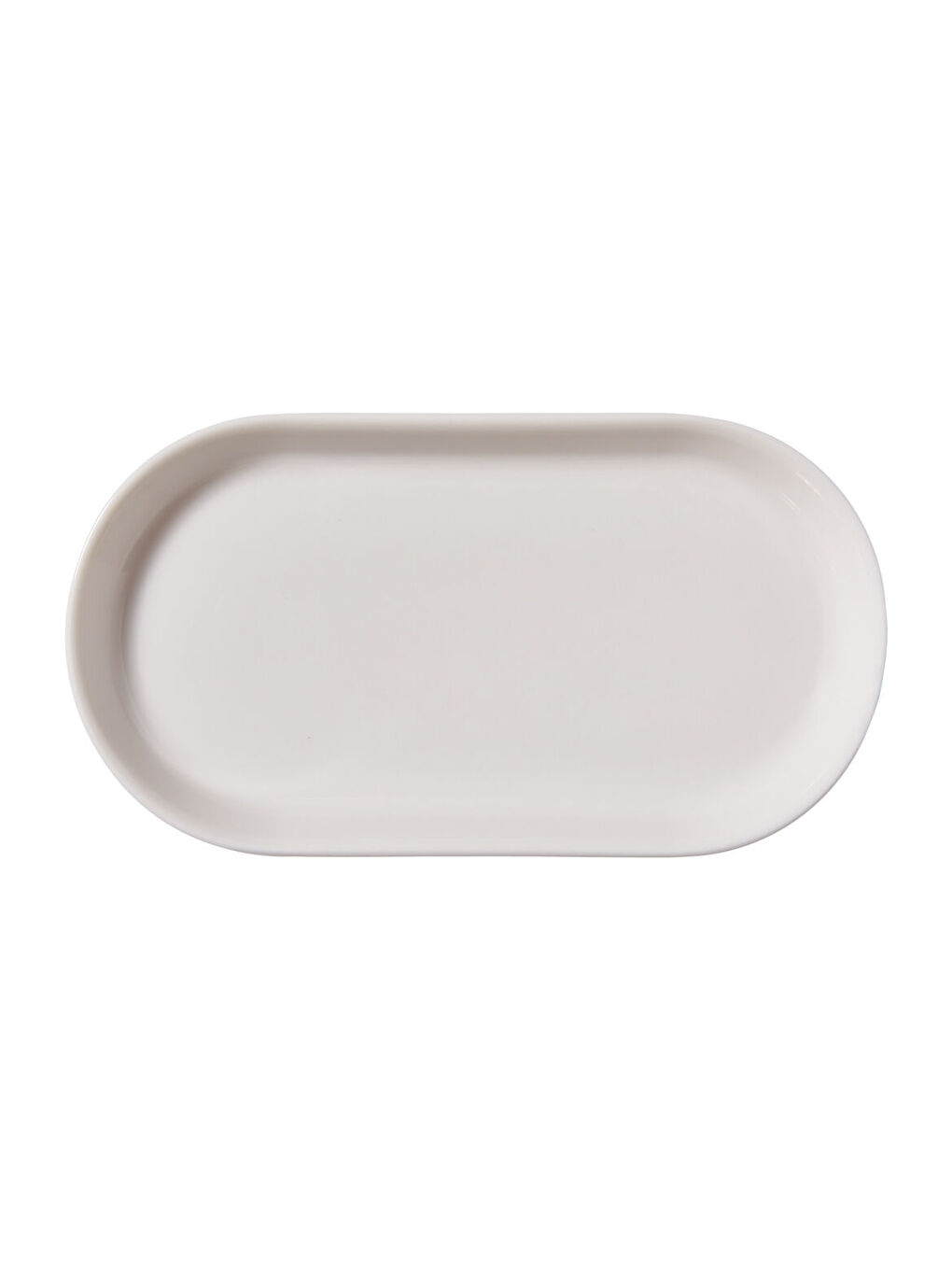 Ekru Bilbao 2 Parça  20 Cm Kayık Tabak-1