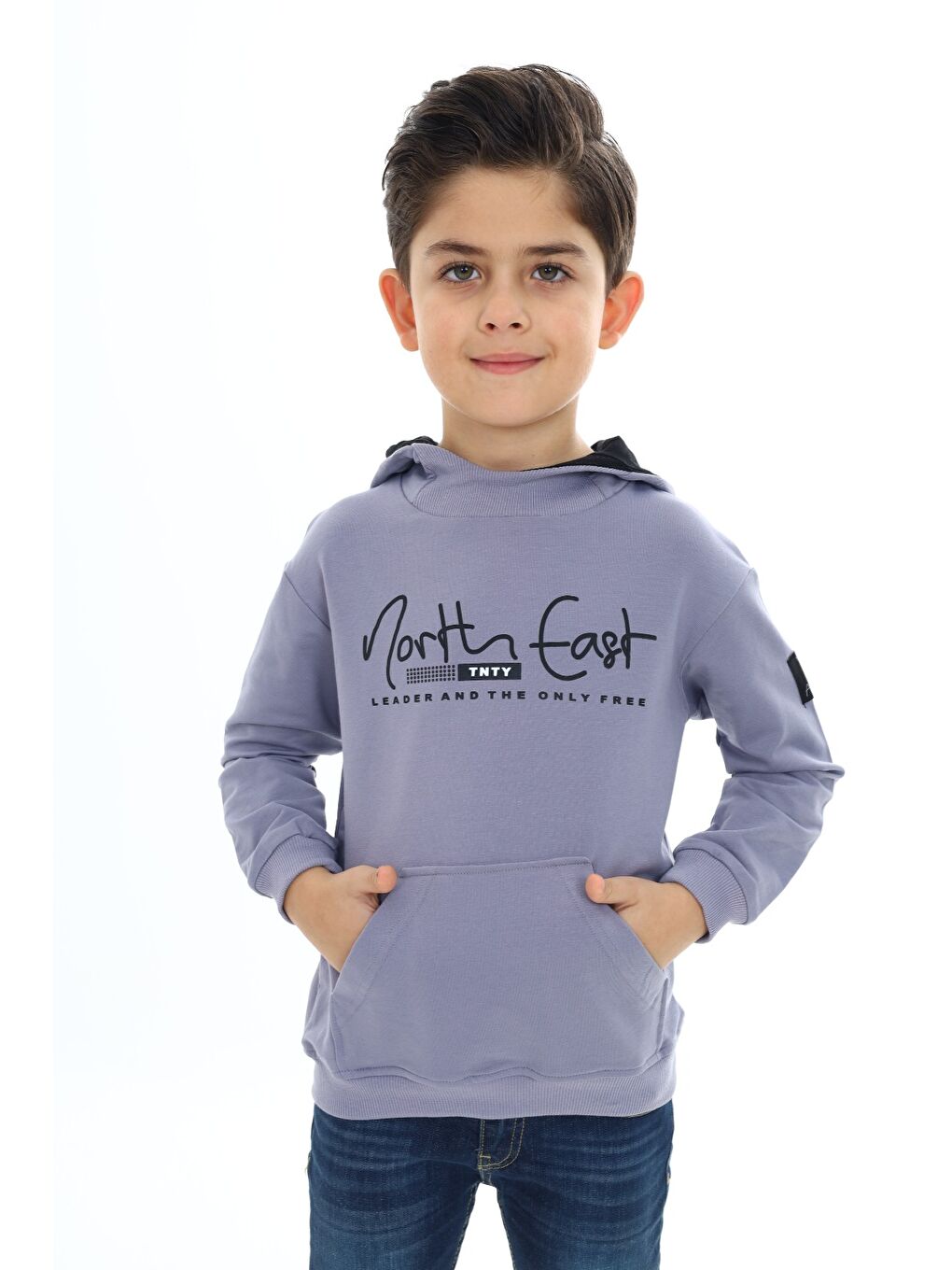 Toontoykids Gri Erkek Çocuk Baskılı Sweatshirt