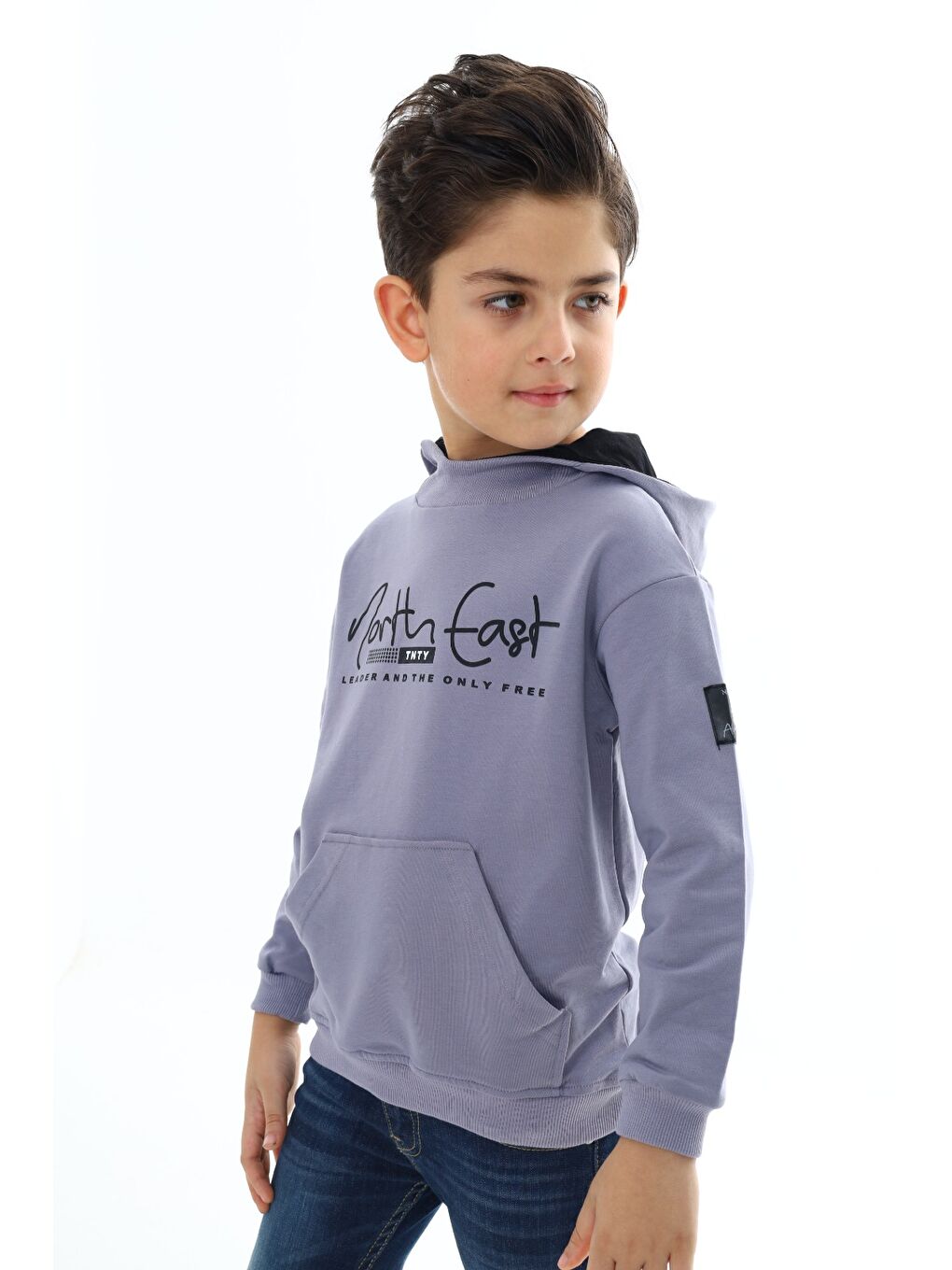 Toontoykids Gri Erkek Çocuk Baskılı Sweatshirt - 1