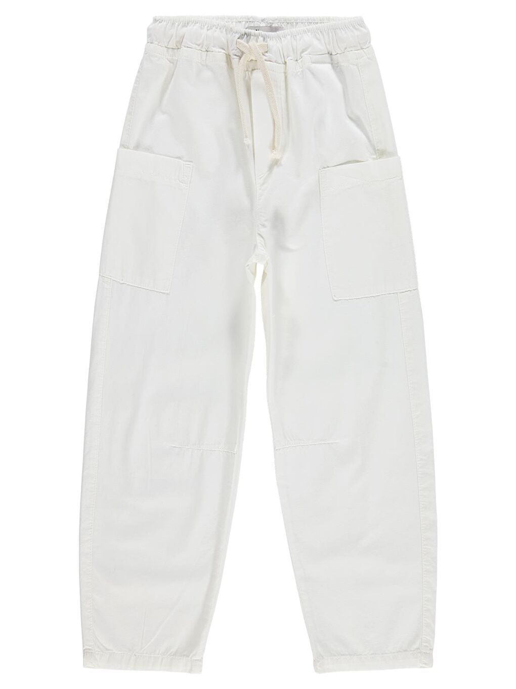 Girls Büyük Cepli 10-13 Yaş Pantolon - Kırık Beyaz