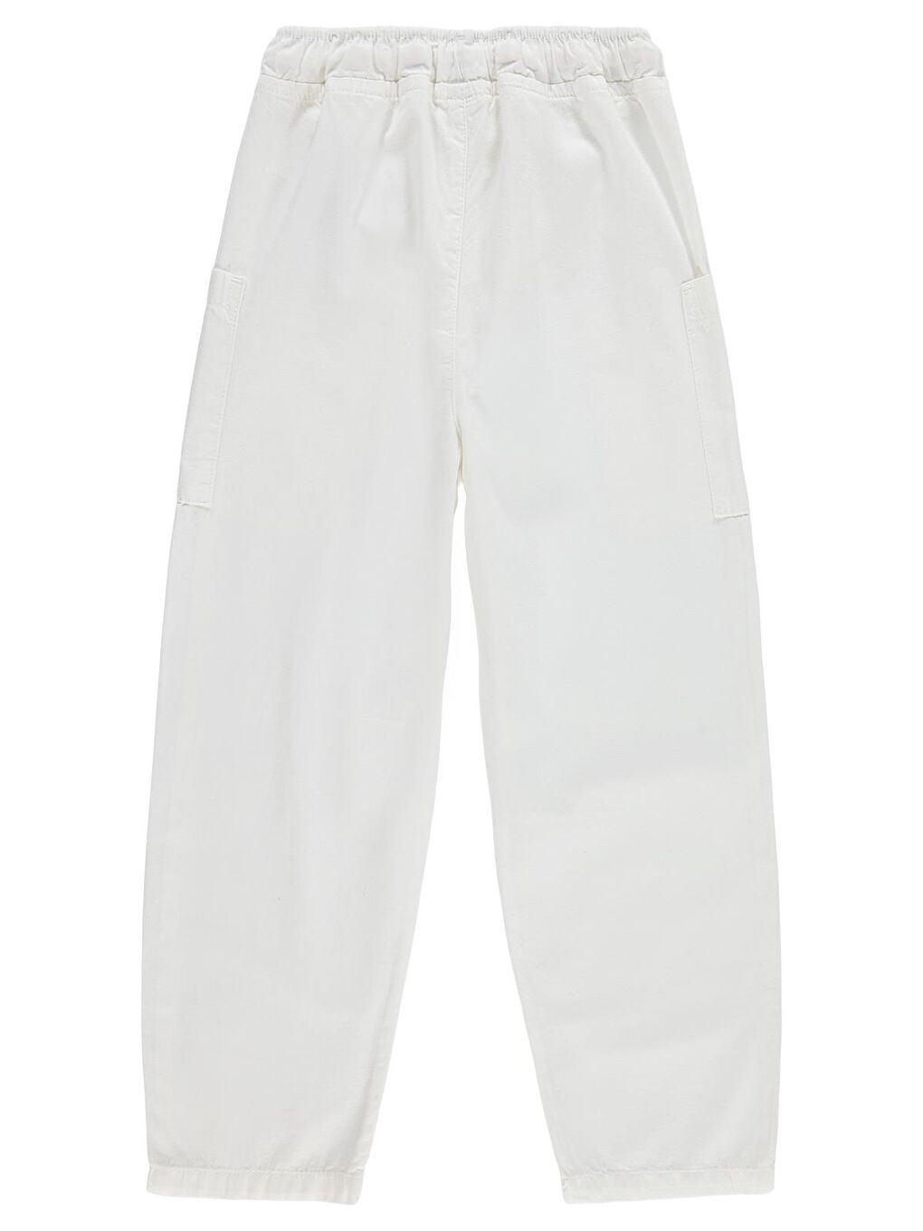 Girls Büyük Cepli 10-13 Yaş Pantolon - Kırık Beyaz-1