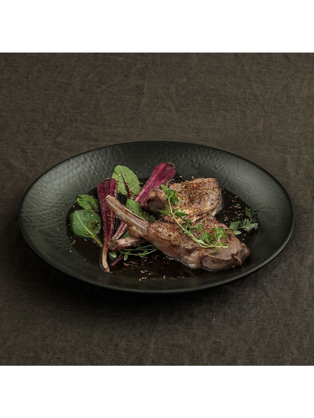 Ekru Matt 4 Parça 25 Cm Pasta Takımı-1