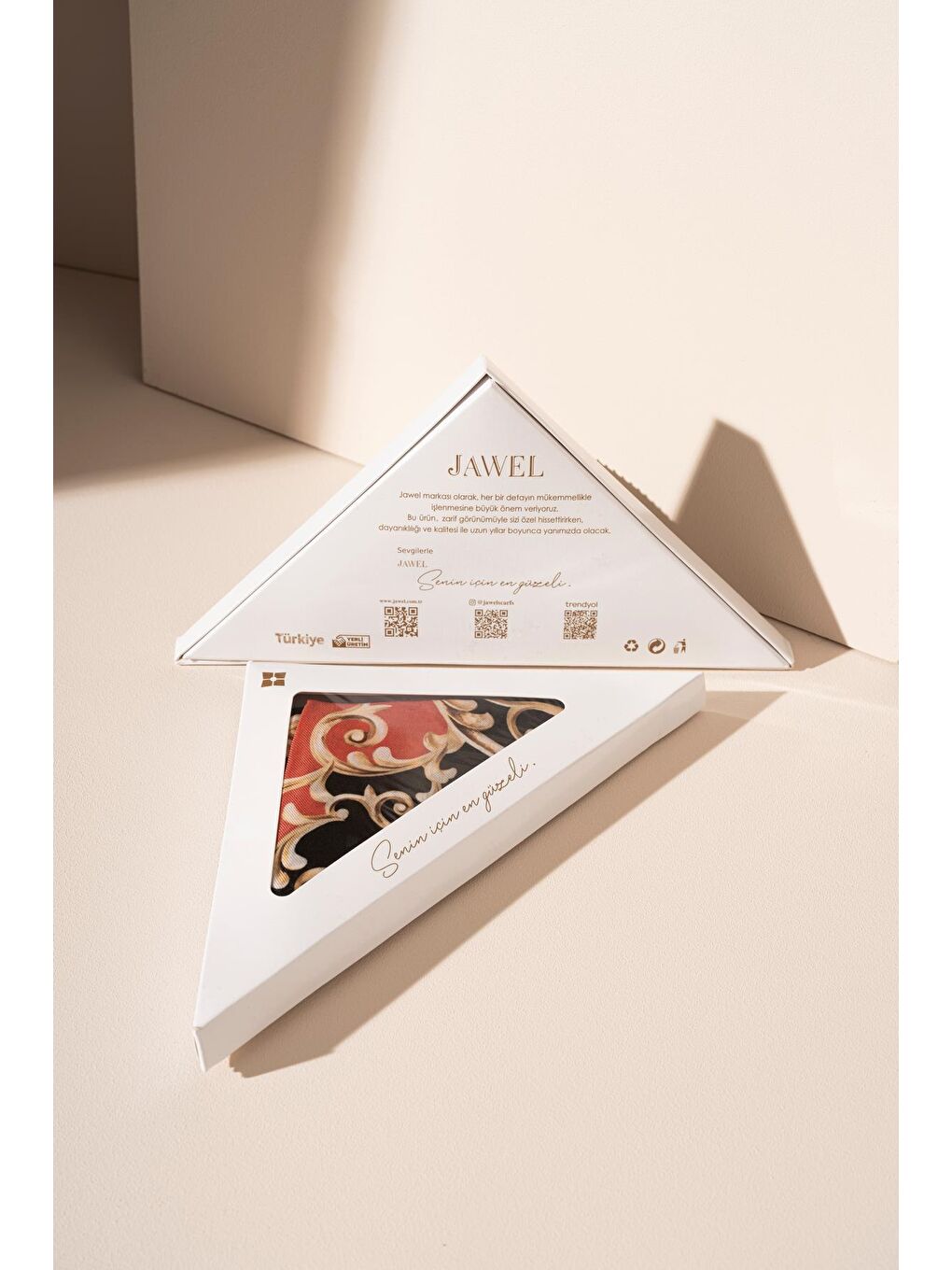 Turuncu Kadın Soft Eşarp Lesmira-1