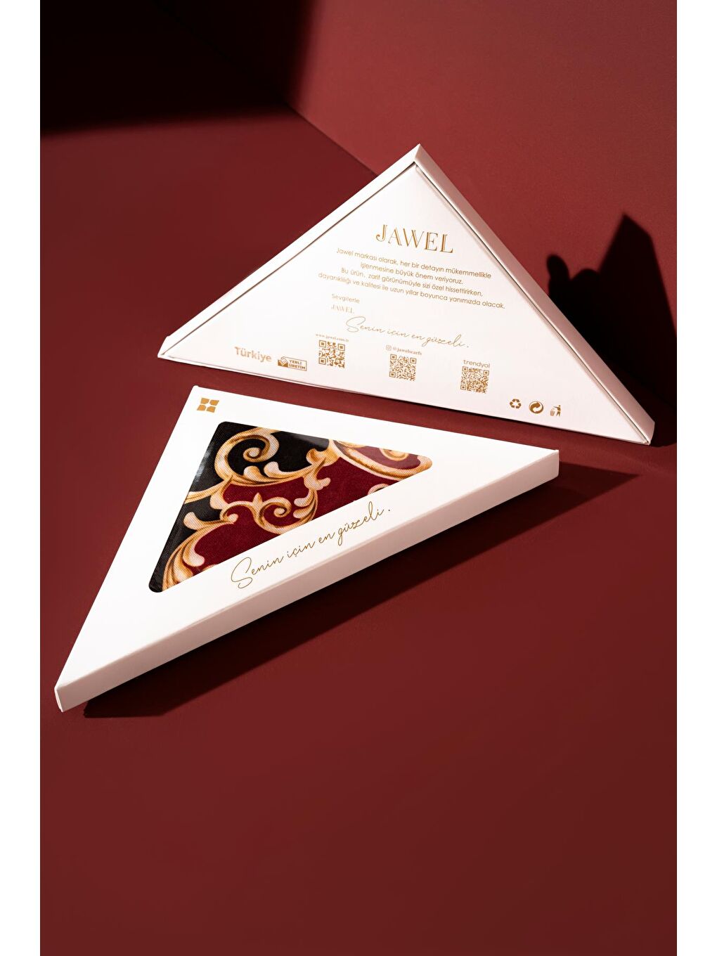 Bordo Kadın Soft Eşarp Lesmira-1