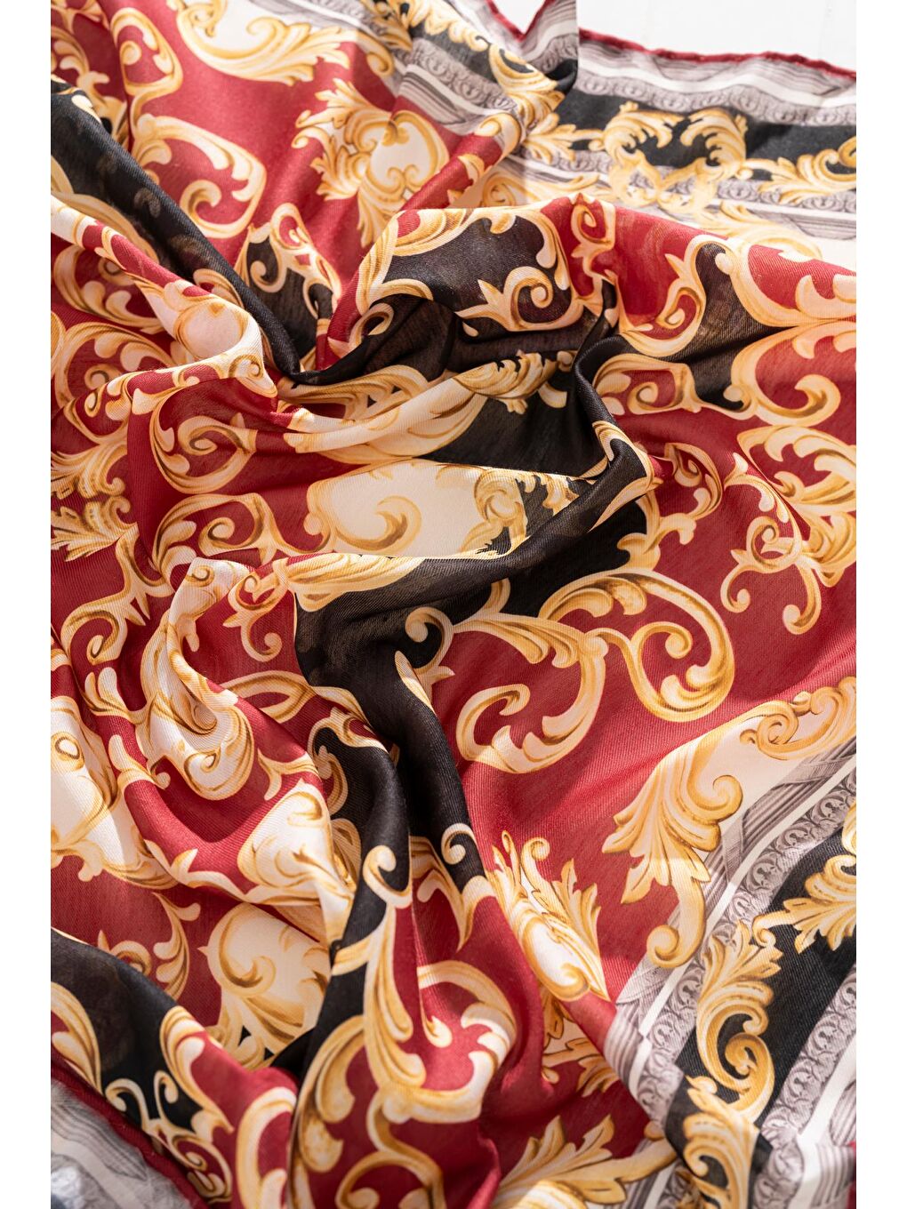 Bordo Kadın Soft Eşarp Lesmira-2