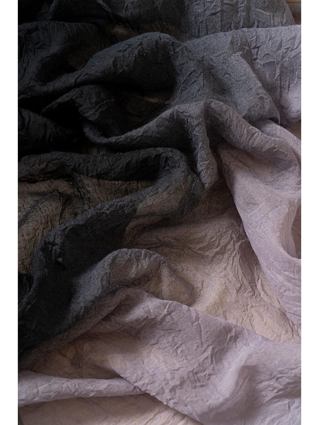 Antrasit Kadın Degrade Konfor Şal-1