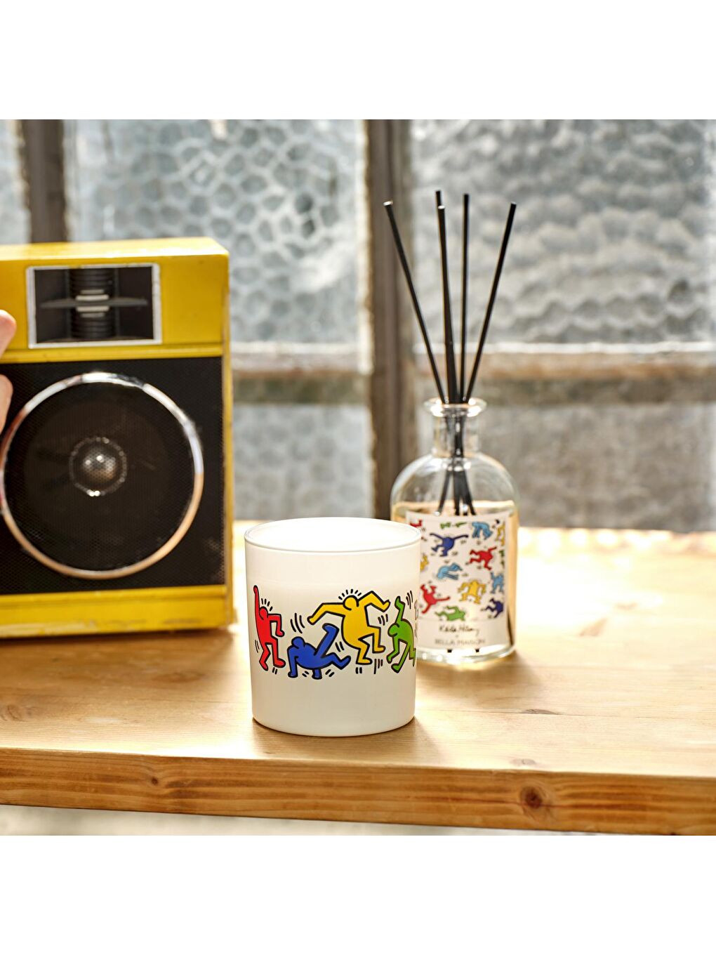 Karışık Keith Haring Colored Oda Kokusu-1