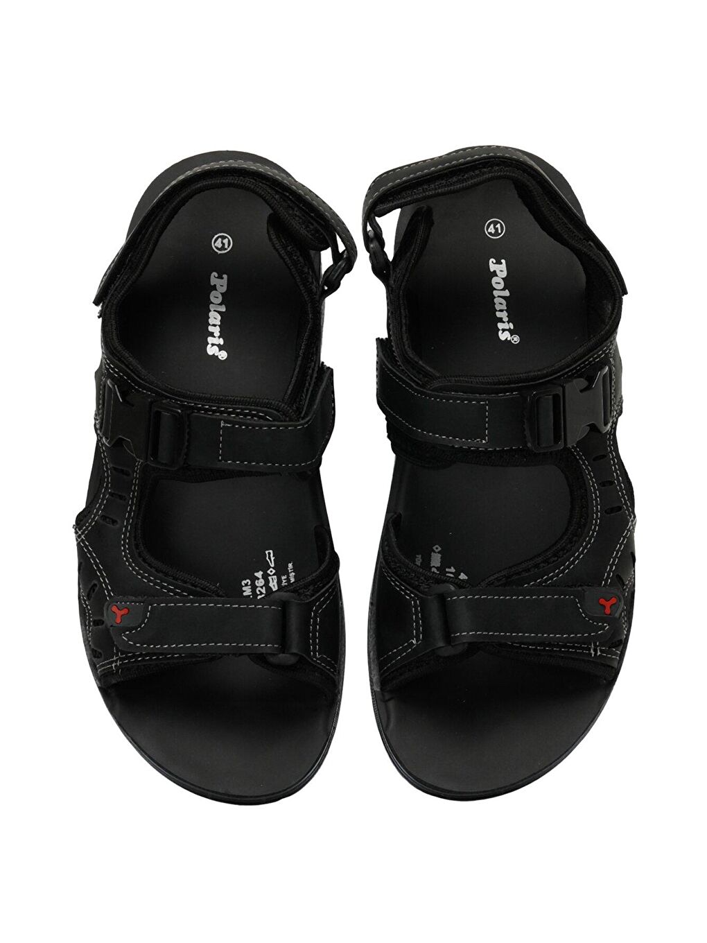 404190.M3FX Siyah Erkek Sandalet-3