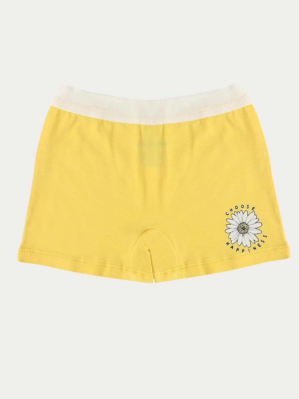 6'Lı Kız Çocuk Pamuklu Happy & Rain Karışık Boxer Şort-5