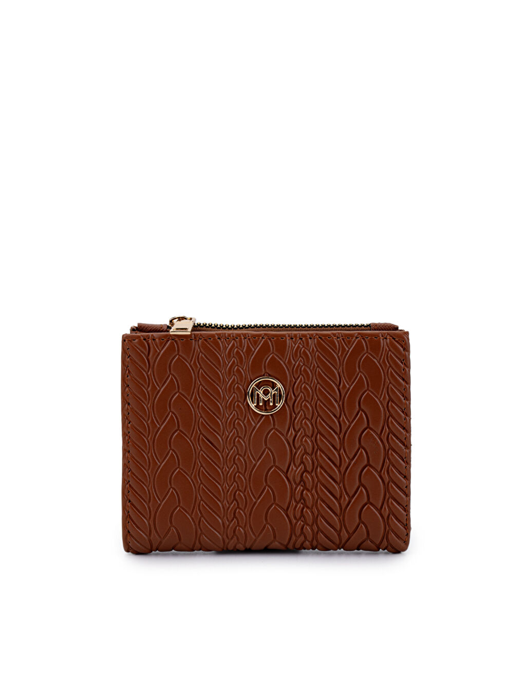 Kahverengi Suni Deri Kadın Cüzdan Taba MN108