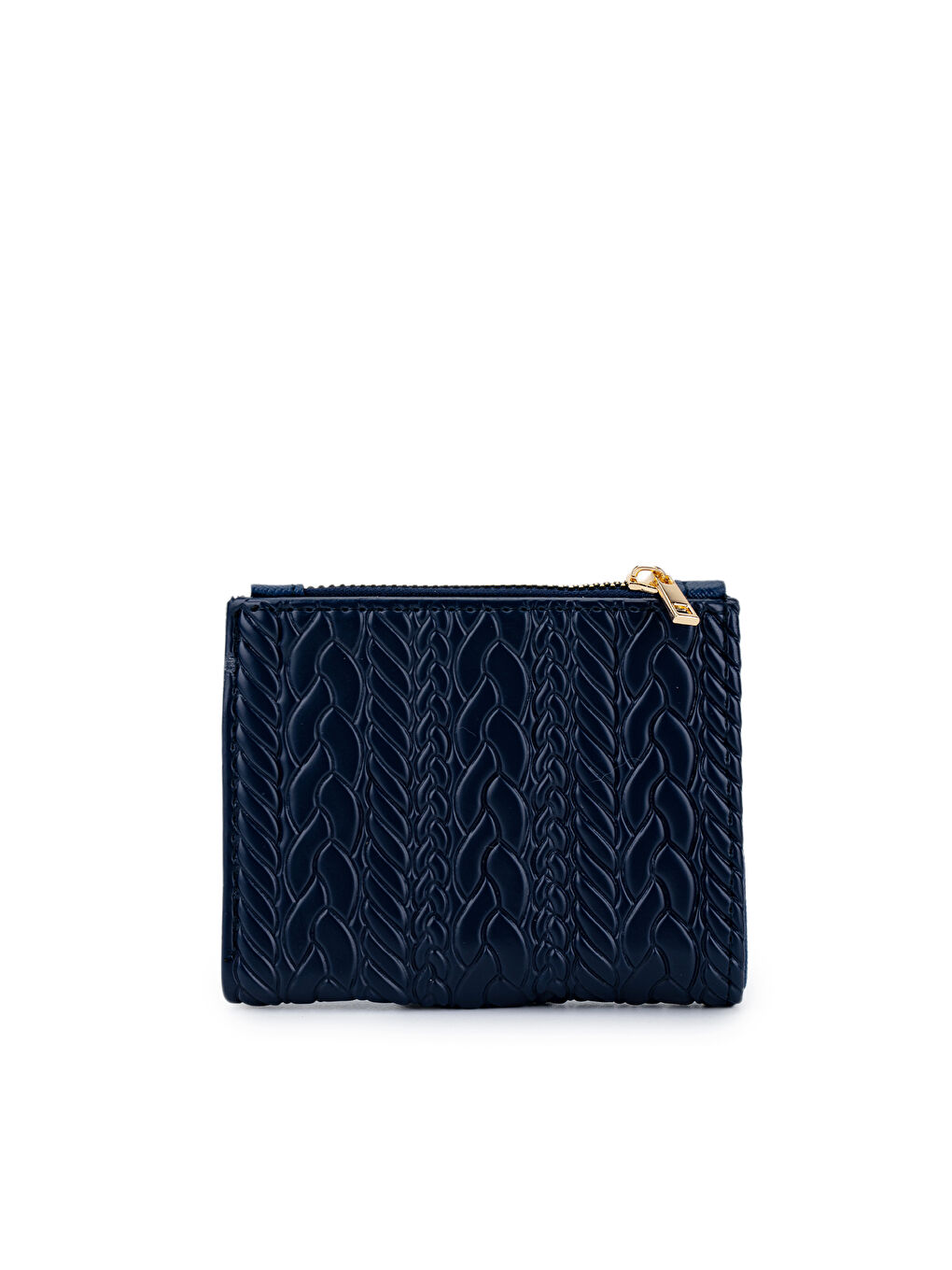 Suni Deri Kadın Cüzdan Lacivert MN108-2