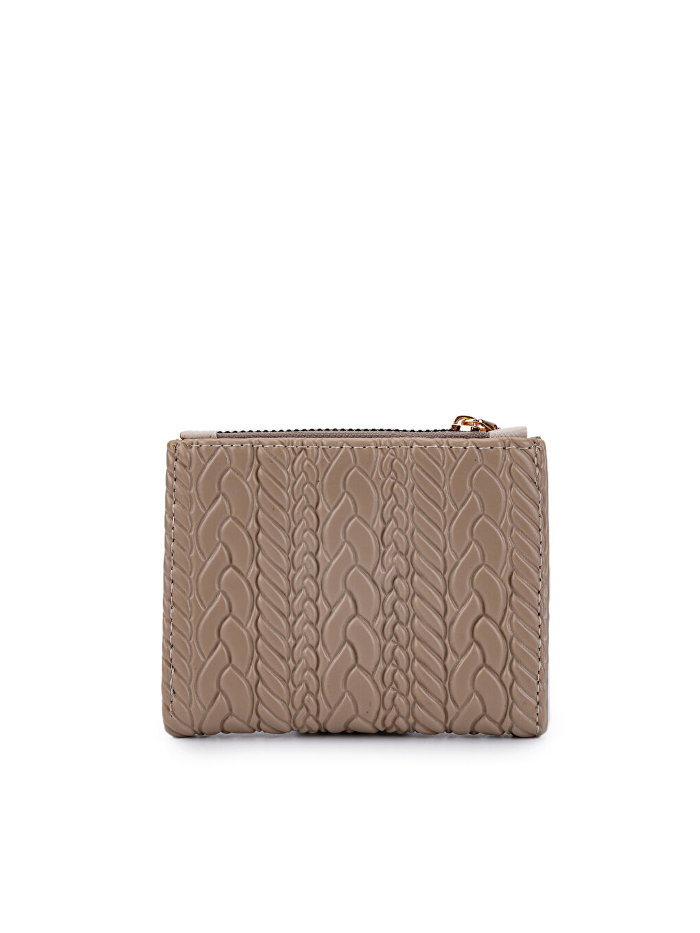 Bej Suni Deri Kadın Cüzdan Vizon MN108-2