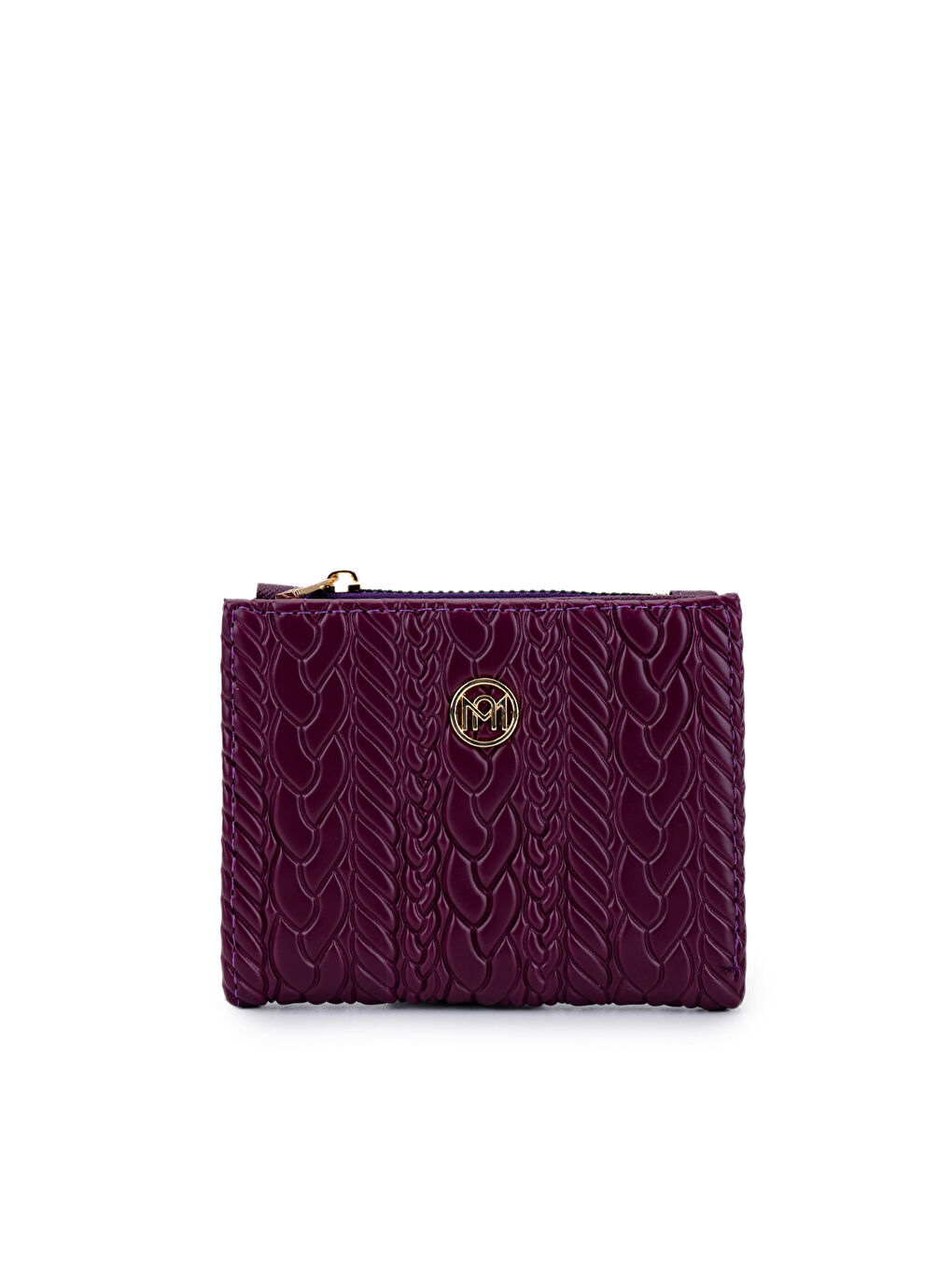 Suni Deri Kadın Cüzdan Mürdüm MN108