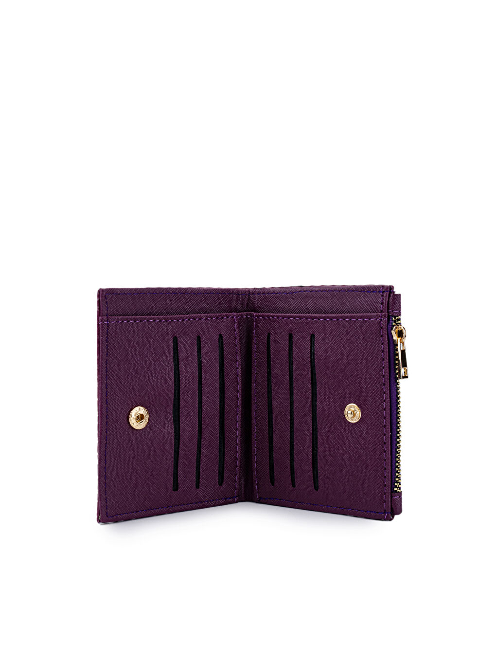 Suni Deri Kadın Cüzdan Mürdüm MN108-1