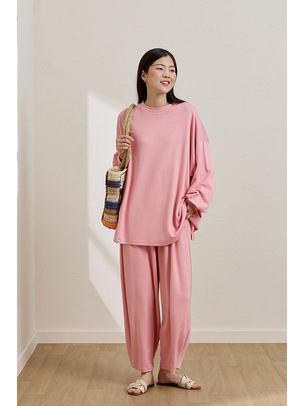 Pembe Şalvar Takım-1