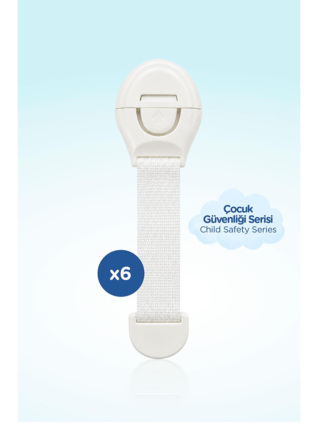 Çekmece ve Dolap Kilidi – Bebek Çocuk Güvenlik Kilidi (6 Adet)-2