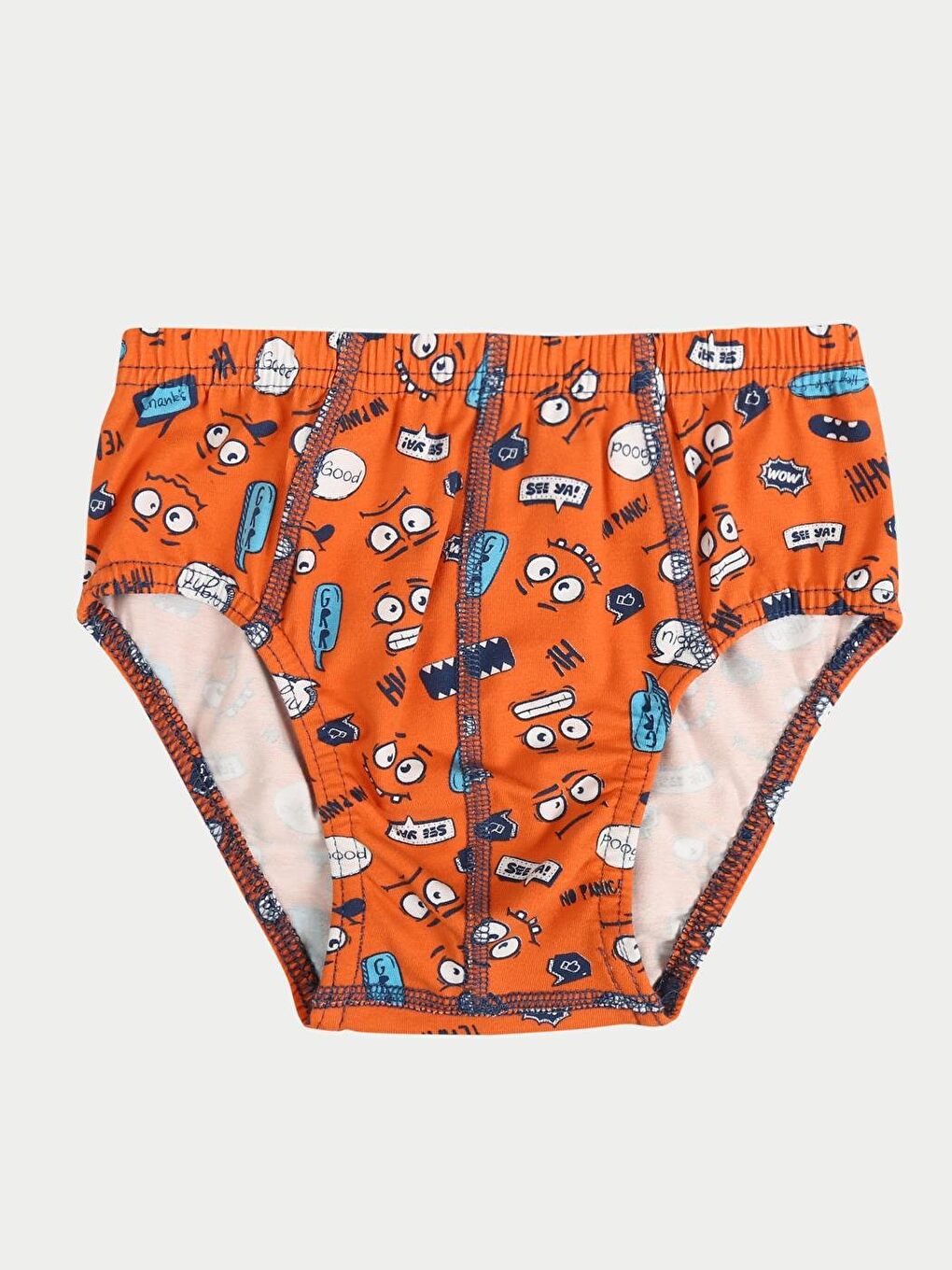 6'Lı Erkek Çocuk Pamuklu Camper & Sport Karışık Slip Külot-3