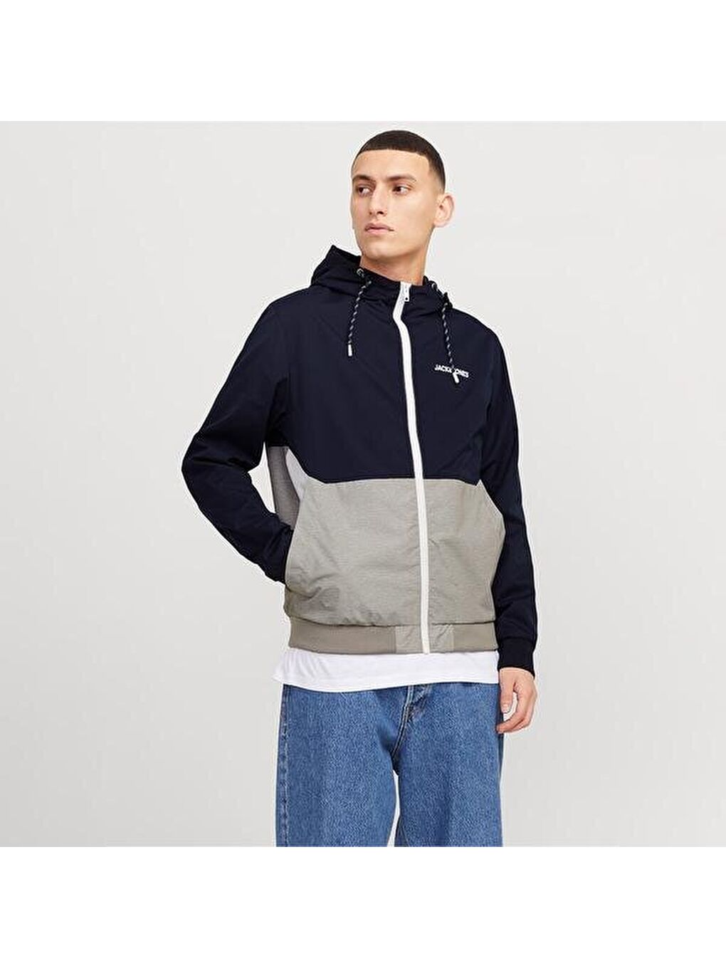 Karışık Jack&Jones Rush Hood Bomber Erkek Kapüşonlu Ceket-2