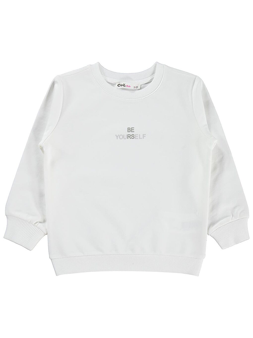 Girls 2-5 Yaş Sweatshirt - Kırık Beyaz