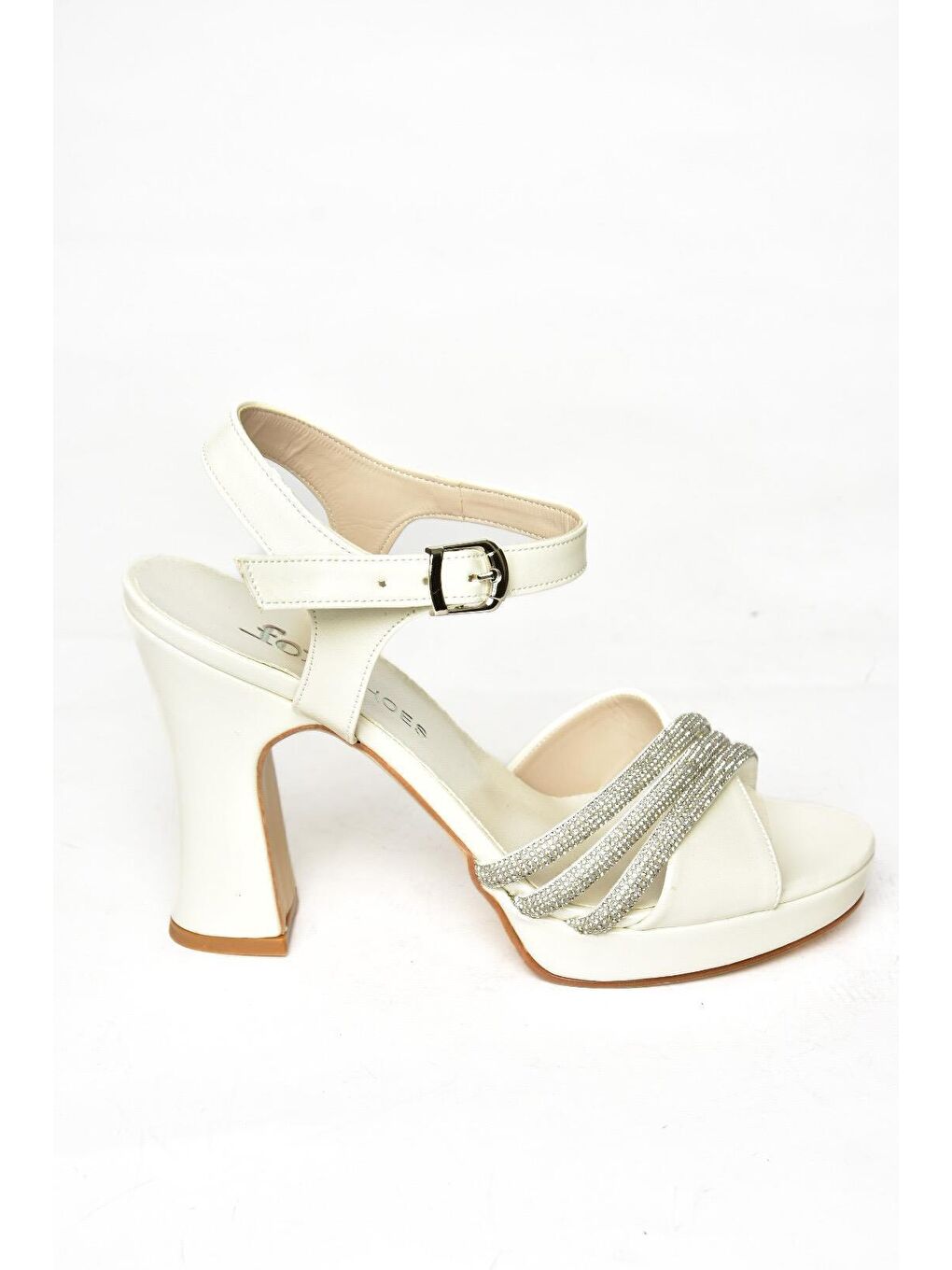 Bej S2465755 Sedef Kadın Topuklu Ayakkabı-4