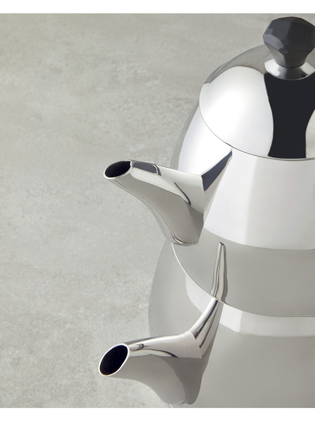 Roxane Çelik Orta Boy Çaydanlık 1.20-2.20 L Siyah-3