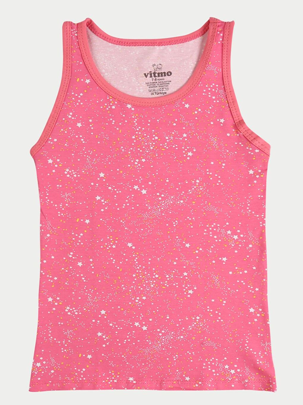 6'Lı Kız Çocuk Pamuklu Happy & Rain Karışık Atlet-6