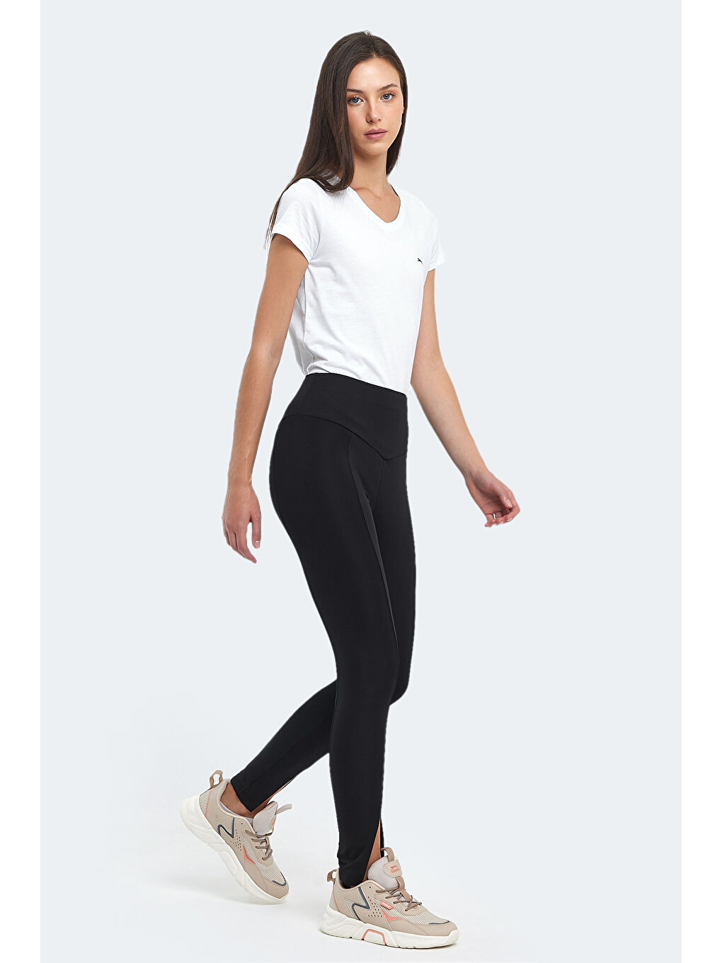 NAILA Kadın Fitness Tayt Siyah-6