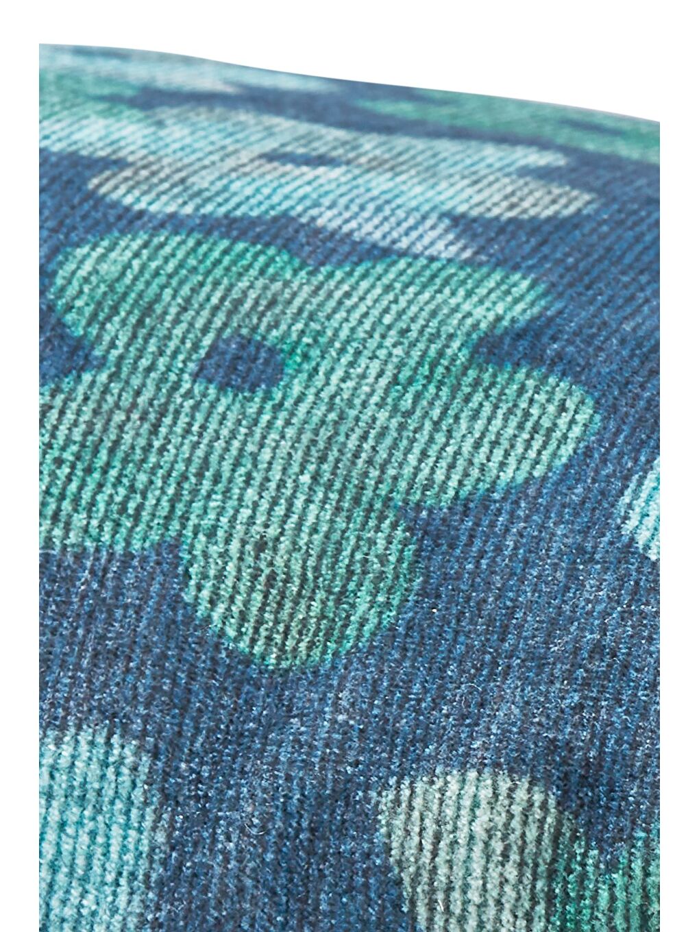 Soft Papatya Desenli Dekoratif Mavi Kırlent Kılıfı 43x43-2