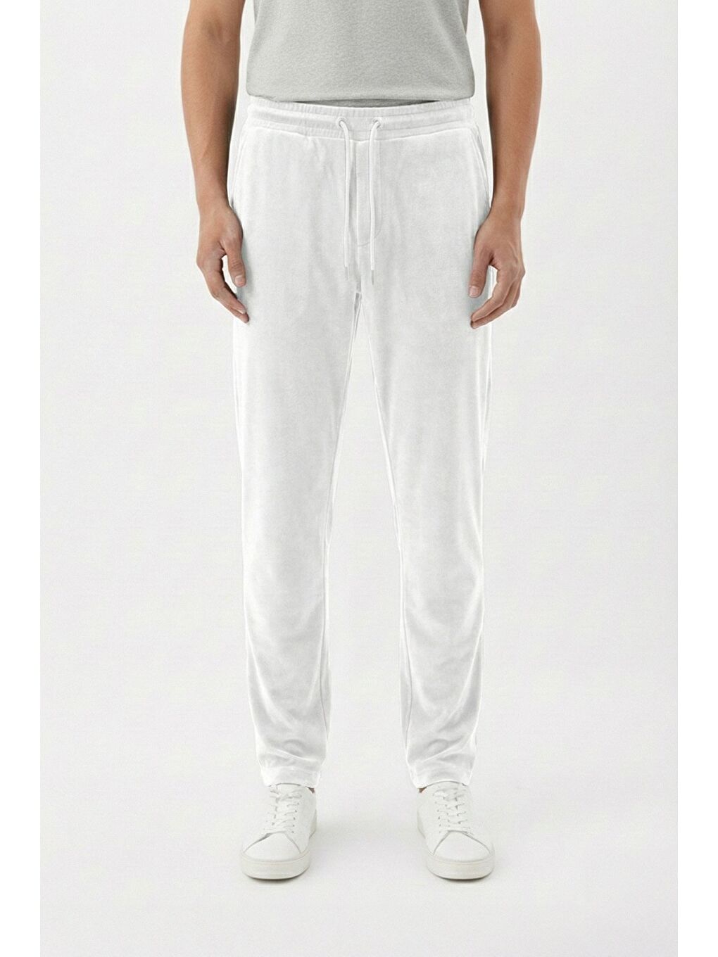 Giotelli Beyaz Regular Fit Jogger Eşofman Altı