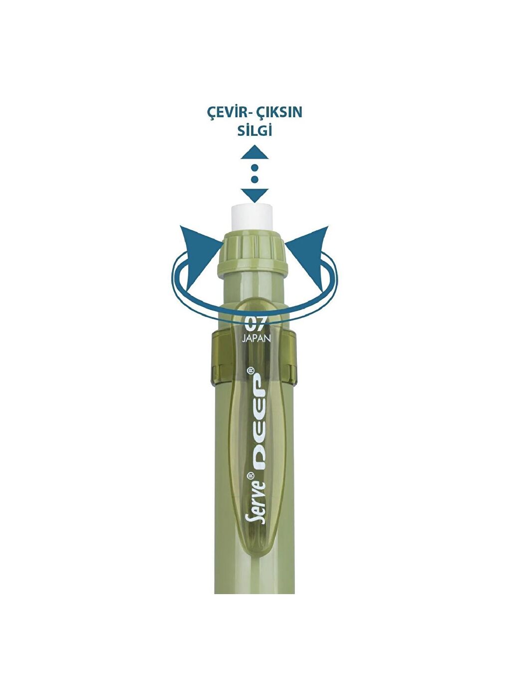 Deep Mekanik Kurşun Kalem Yeryüzü Renkleri 0.7-1