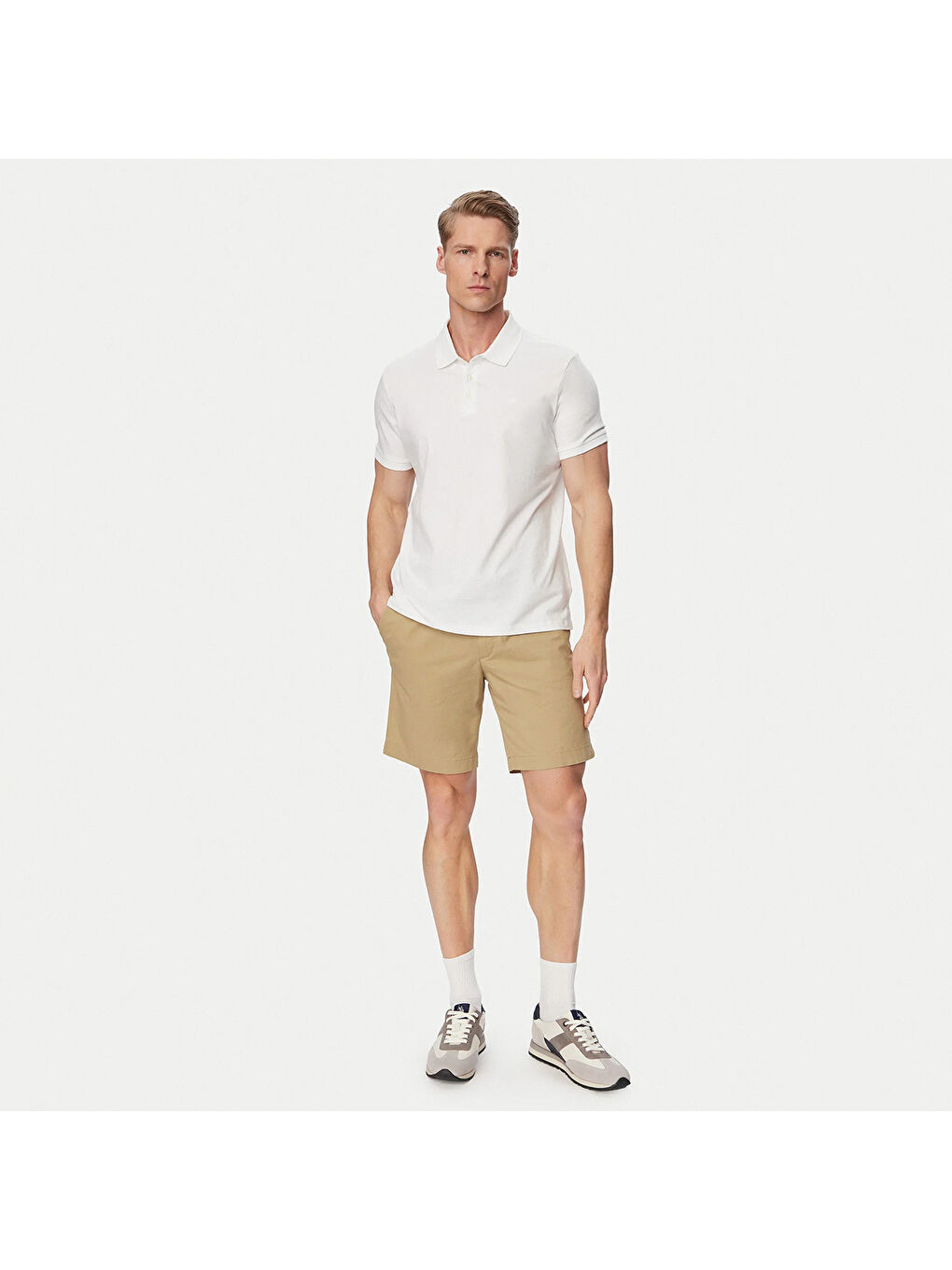Jaiden Rocco Hybrid Jogger Regular Erkek Sarı Şort-2