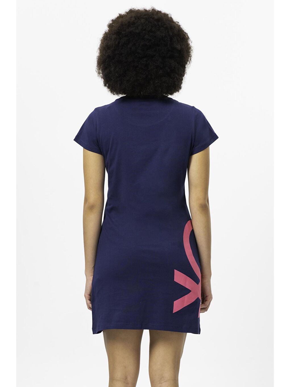 Lacivert Kadın Elbise-3