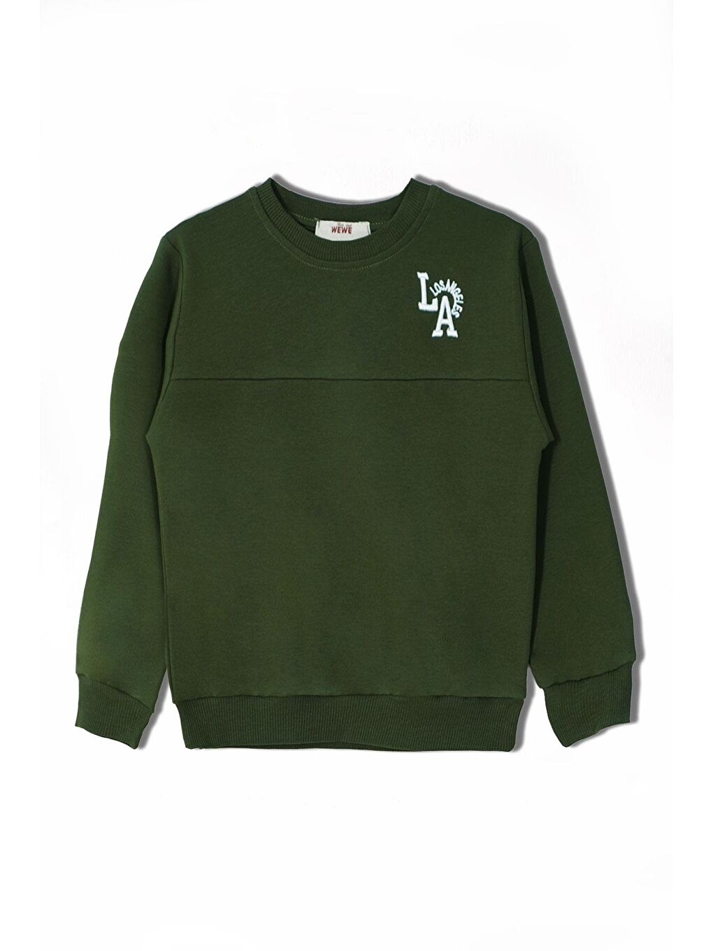 Baskılı  Nakışlı Haki Renk Erkek Çocuk Eşofman Takımı-2