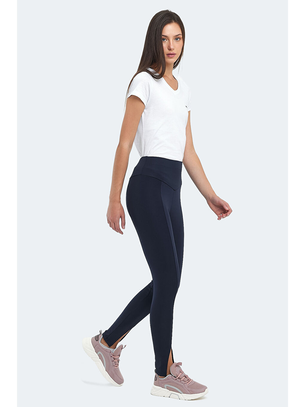 NAILA Kadın Fitness Tayt Lacivert-6