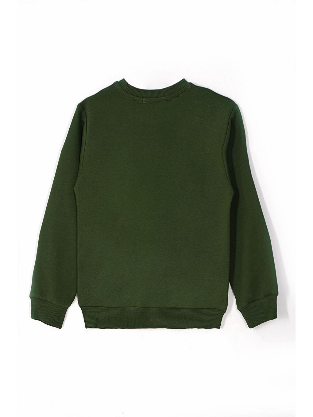 Baskılı  Nakışlı Haki Renk Erkek Çocuk Eşofman Takımı-4