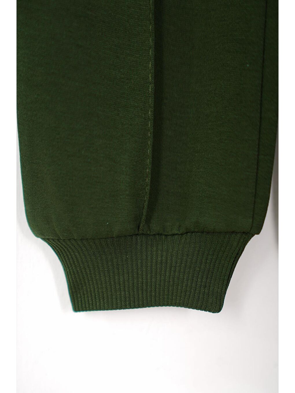 Baskılı  Nakışlı Haki Renk Erkek Çocuk Eşofman Takımı-7