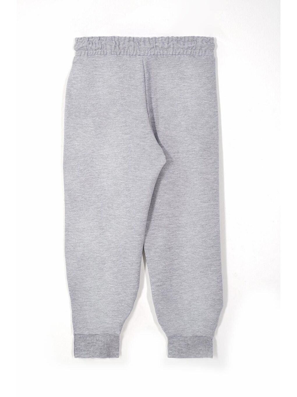 Baskılı  Nakışlı Gri Melanj Renk Erkek Çocuk Eşofman Takımı-6