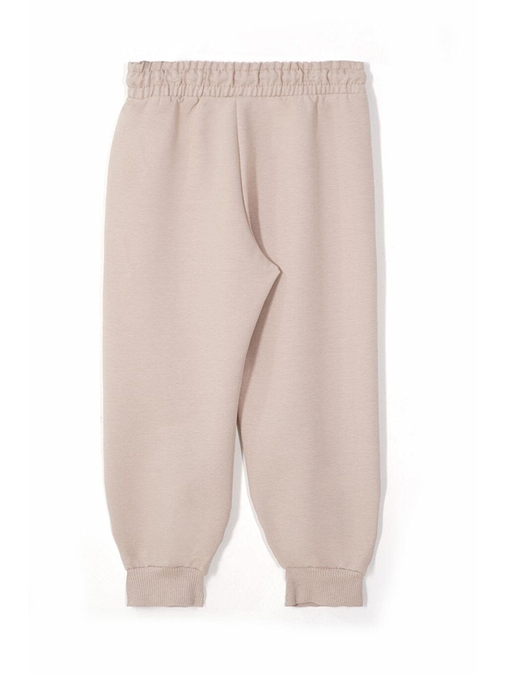 Bej Baskılı Nakışlı Taş Renk Erkek Çocuk Eşofman Takımı-5